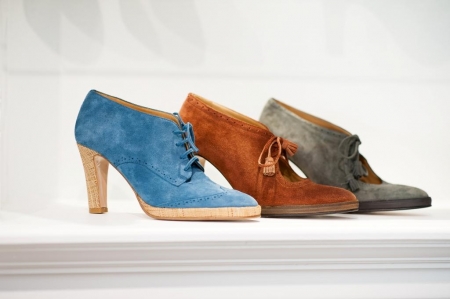 Pascaline Paris Blue Suede Shoe