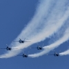 Blue angels in blue sky