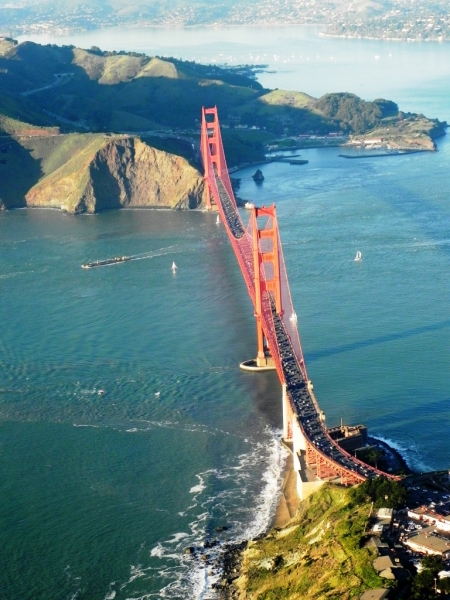 Le pont de profil