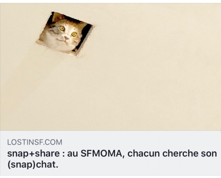 snap+share : au SFMOMA, chacun cherche son (snap)chat.