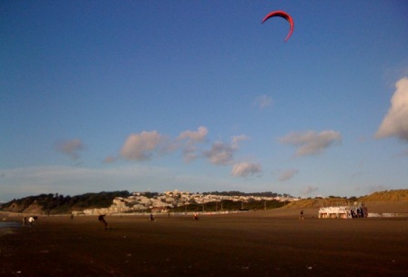 KiteSkate at Ocean Beach