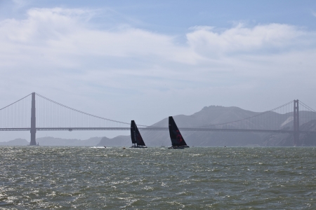 Entrainements pour America's Cup 