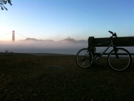 Foggy Golden Gate Bridge